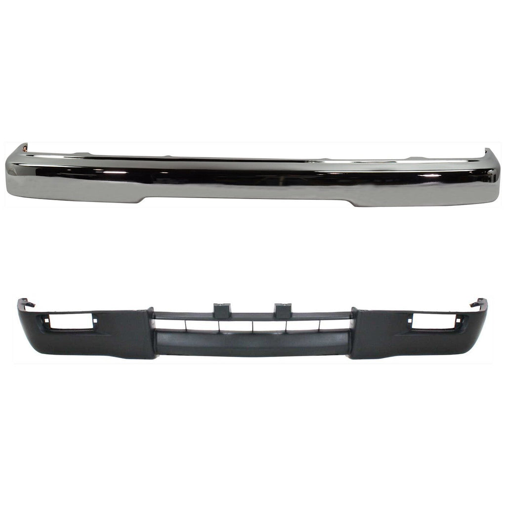 Bumper Face Bars Front for Toyota Tacoma 1995-1997