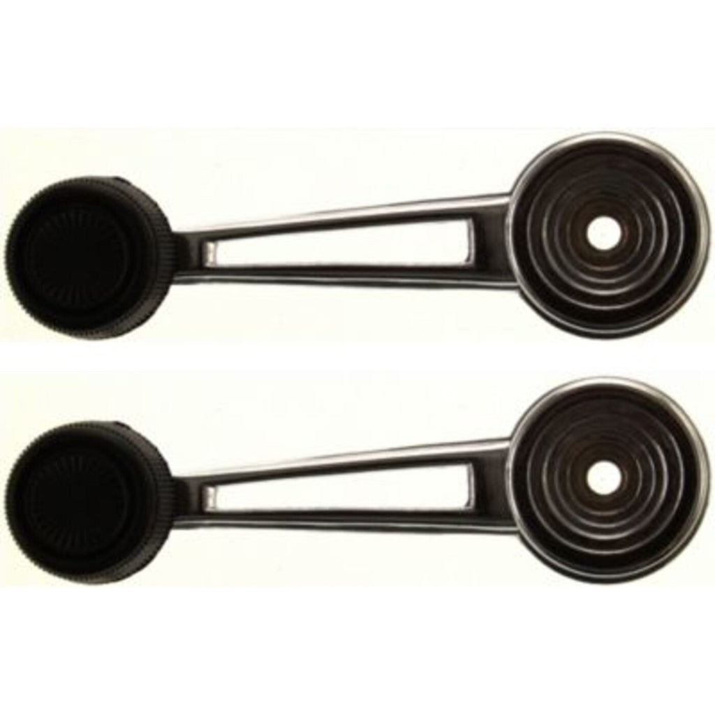 Chrome Inside Interior Window Crank Handle Pair Set NEW for Ford Pickup Truck
