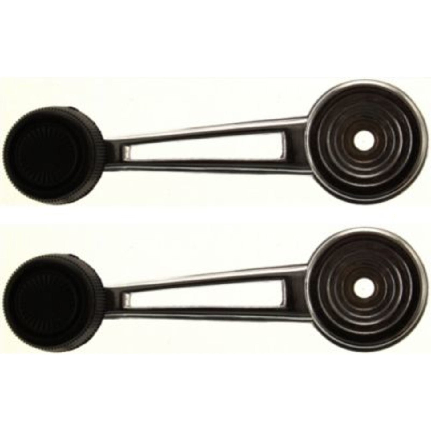 Chrome Inside Interior Window Crank Handle Pair Set NEW for Ford Pickup Truck