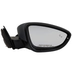 Mirror For 2016-2020 Volkswagen Passat RH Power Heated Paintable w/ Signal Light