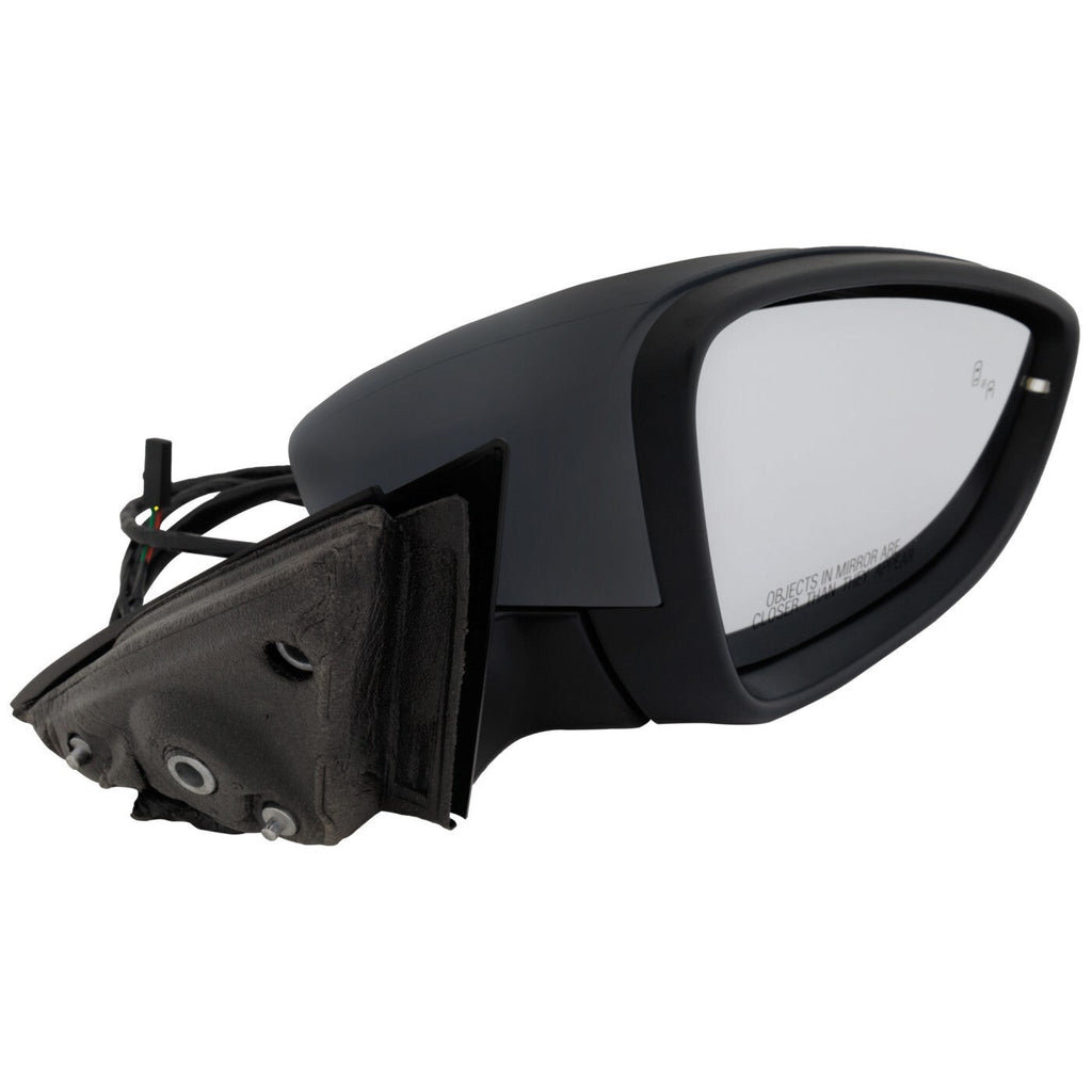 Mirror For 2016-2020 Volkswagen Passat RH Power Heated Paintable w/ Signal Light