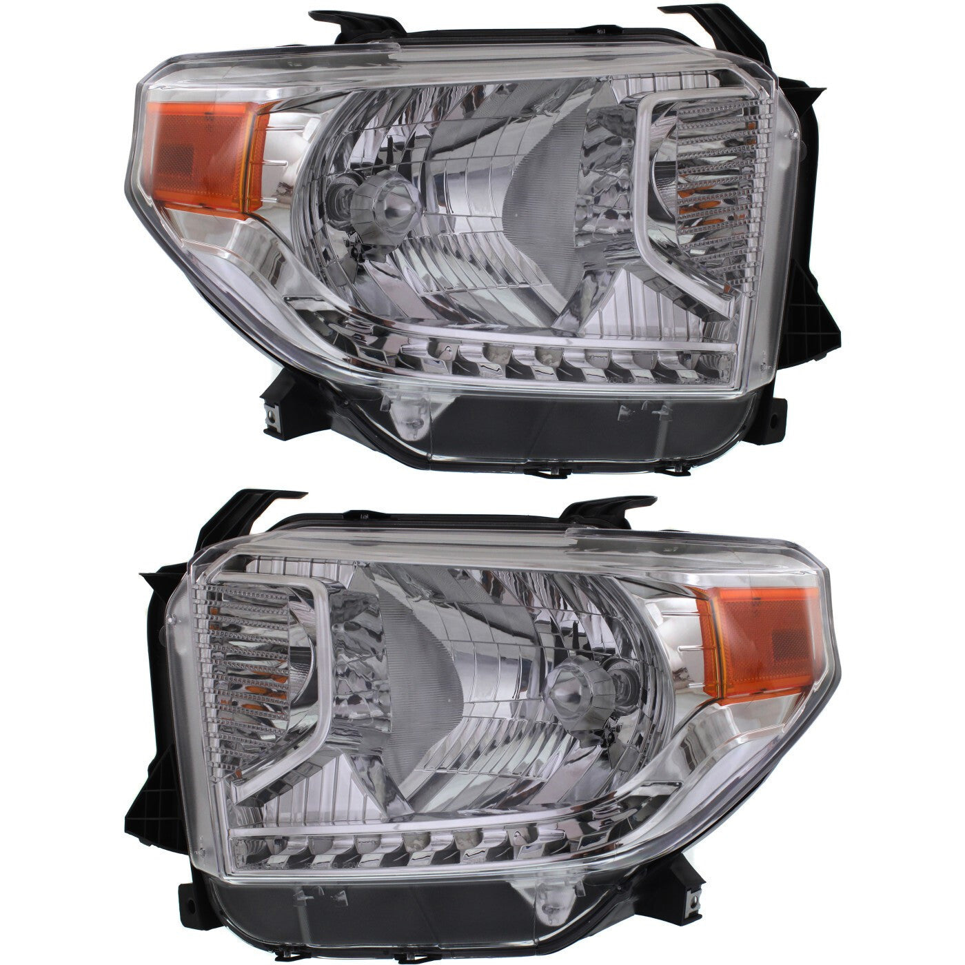Headlight Set For 2014-2017 Toyota Tundra Left and Right With Level Adjuster 2Pc