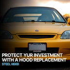 Hood For 2012-13 Honda Civic (12-12 Sdn, Jap/USA/Canada Blt)/(12-13 Coupe) CAPA