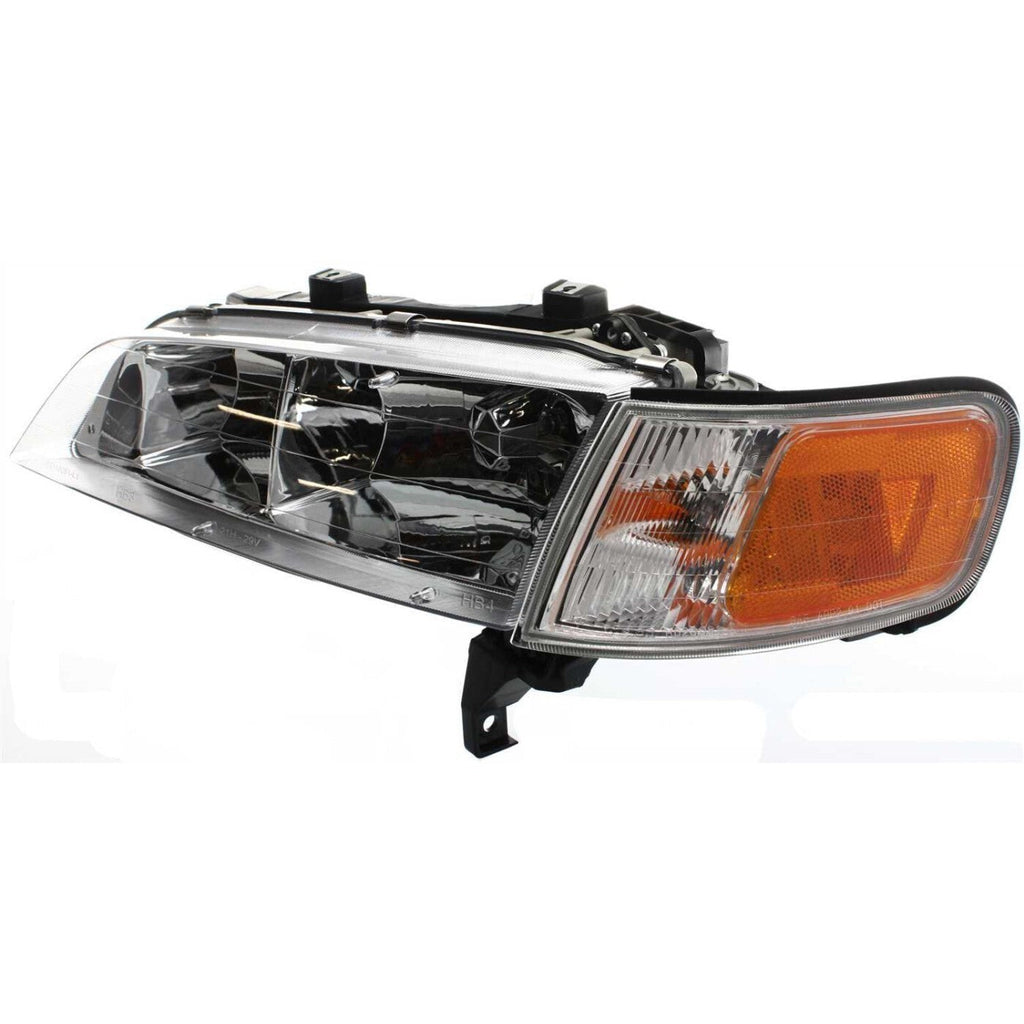Left Right Headlights For Honda Accord 1994-1997 Halogen w/ Bulbs w/ Corner Lamp