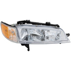 Left Right Headlights For Honda Accord 1994-1997 Halogen w/ Bulbs w/ Corner Lamp