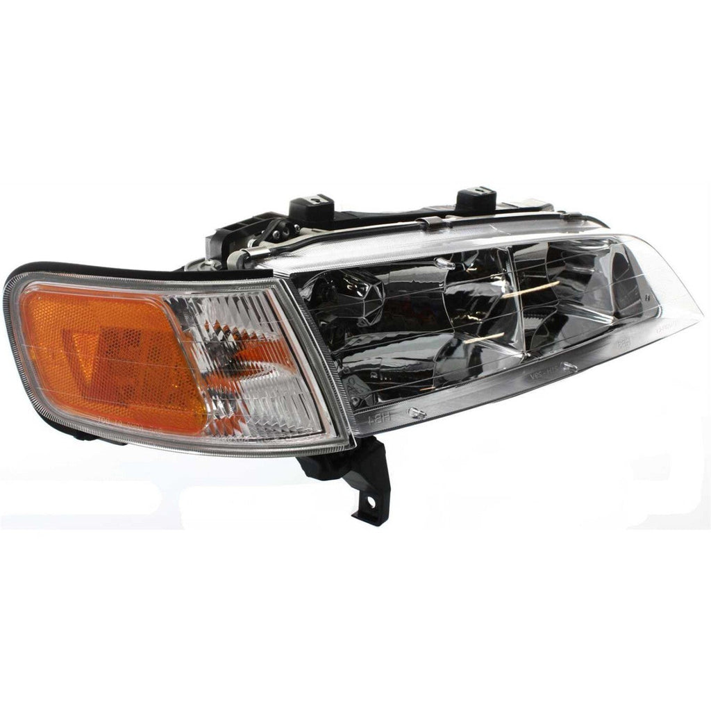Left Right Headlights For Honda Accord 1994-1997 Halogen w/ Bulbs w/ Corner Lamp