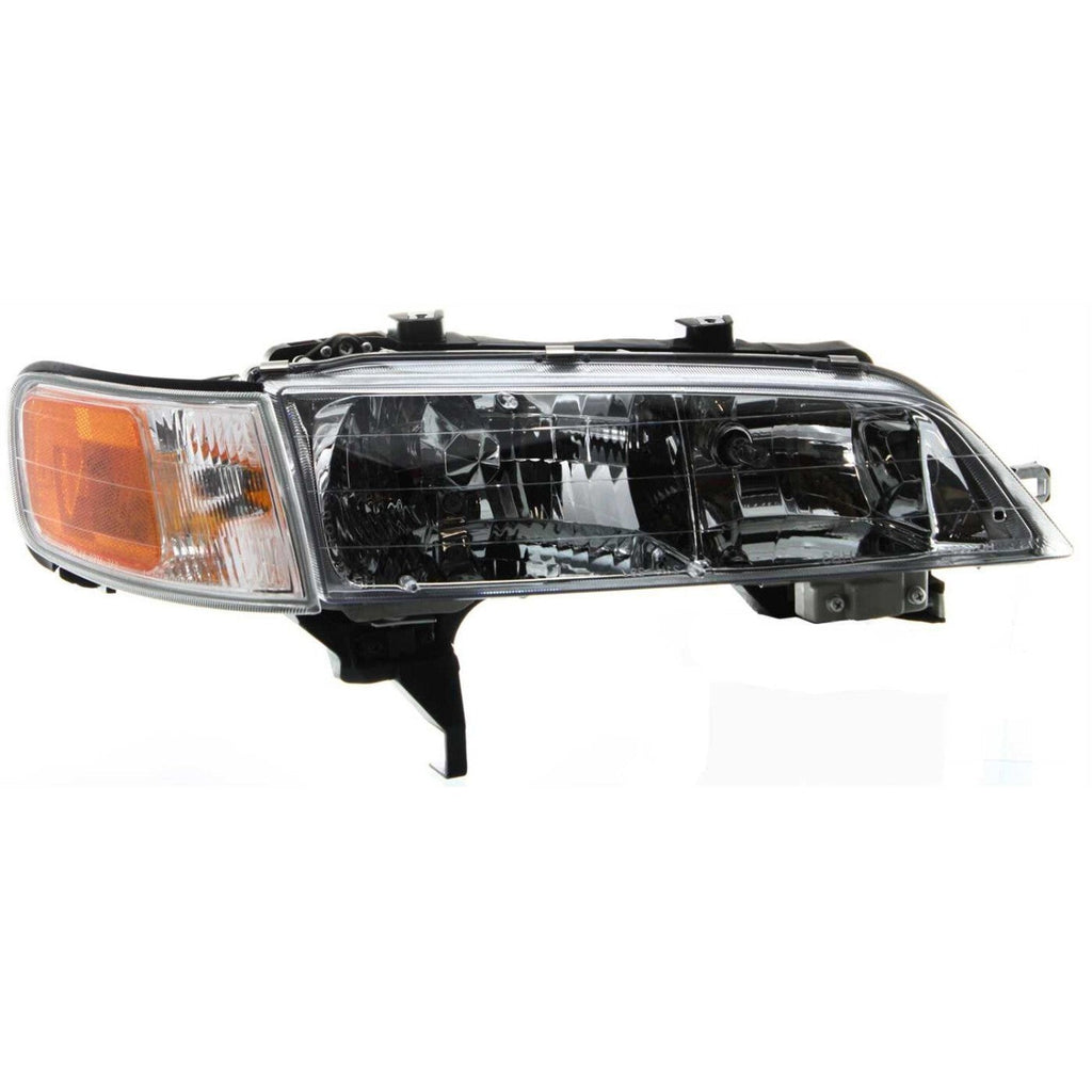 Left Right Headlights For Honda Accord 1994-1997 Halogen w/ Bulbs w/ Corner Lamp