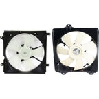Radiator Cooling Fan w/ A/C Condenser Fan For 2001-2005 Toyota RAV4 Left & Right