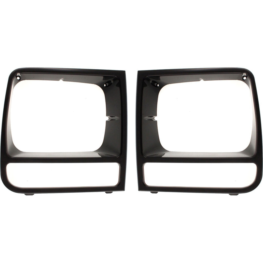 Headlight Door Set For 1998-2001 Jeep Cherokee Parking Light Hole Left and Right