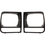 Headlight Door Set For 1998-2001 Jeep Cherokee Parking Light Hole Left and Right