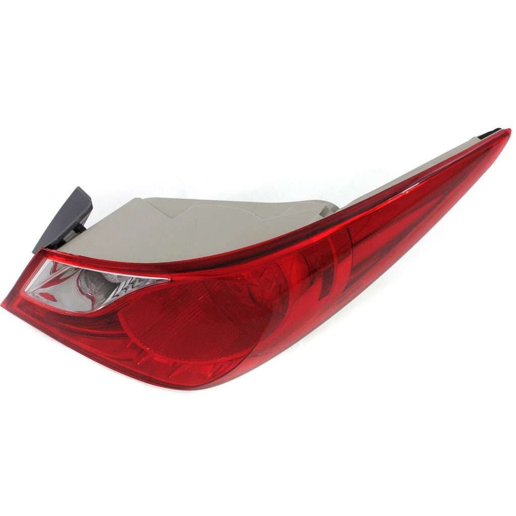 Tail Light Set For 2011-14 Hyundai Sonata Left Right Outer/Body Mounted Halogen