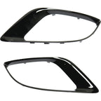 Fog Light Trim Set For 2014-2018 Dodge Durango Left and Right Primed Plastic 2Pc