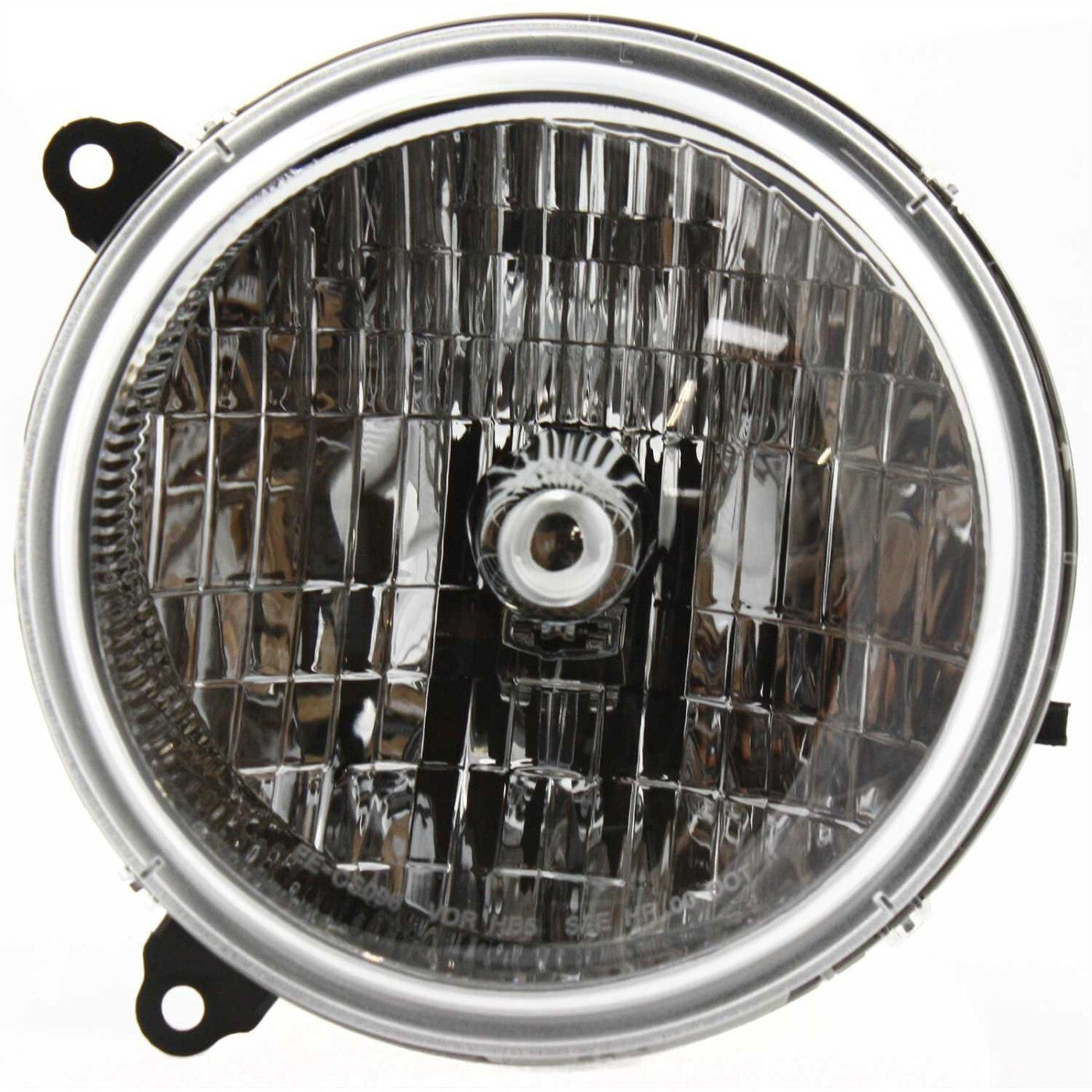 Driver and Passenger Side Headlights For Jeep Liberty 2003-2004 Halogen w/ Bulbs