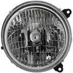 Driver and Passenger Side Headlights For Jeep Liberty 2003-2004 Halogen w/ Bulbs