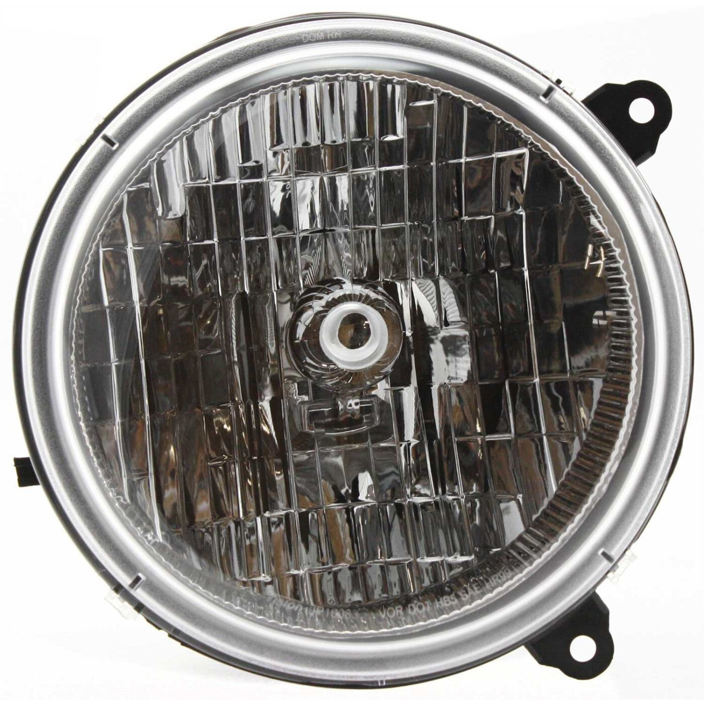 Driver and Passenger Side Headlights For Jeep Liberty 2003-2004 Halogen w/ Bulbs