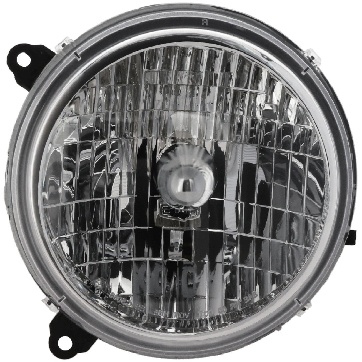 Driver and Passenger Side Headlights For Jeep Liberty 2003-2004 Halogen w/ Bulbs
