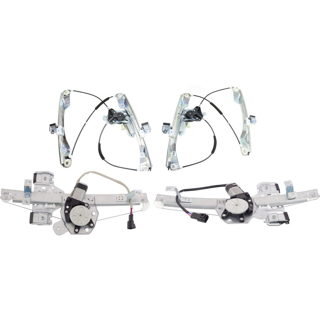 Window Regulator For 2008-2009 Pontiac G8 Set of 4 Front and Rear Left and Right