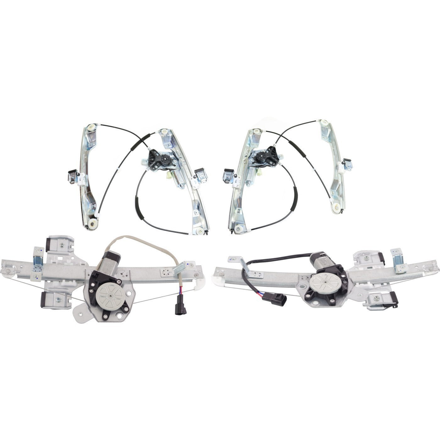 Window Regulator For 2008-2009 Pontiac G8 Set of 4 Front and Rear Left and Right