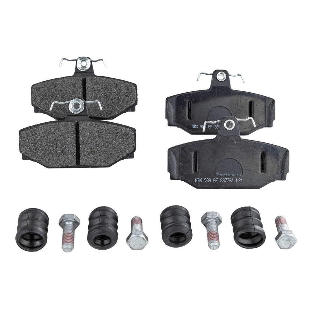 Front and Rear Semi-Metallic Brake Pad Set For 1992-1997 Volvo 960 Sedan IRS