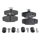 Front and Rear Semi-Metallic Brake Pad Set For 1992-1997 Volvo 960 Sedan IRS