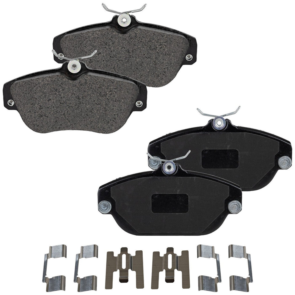Front and Rear Semi-Metallic Brake Pad Set For 1992-1997 Volvo 960 Sedan IRS