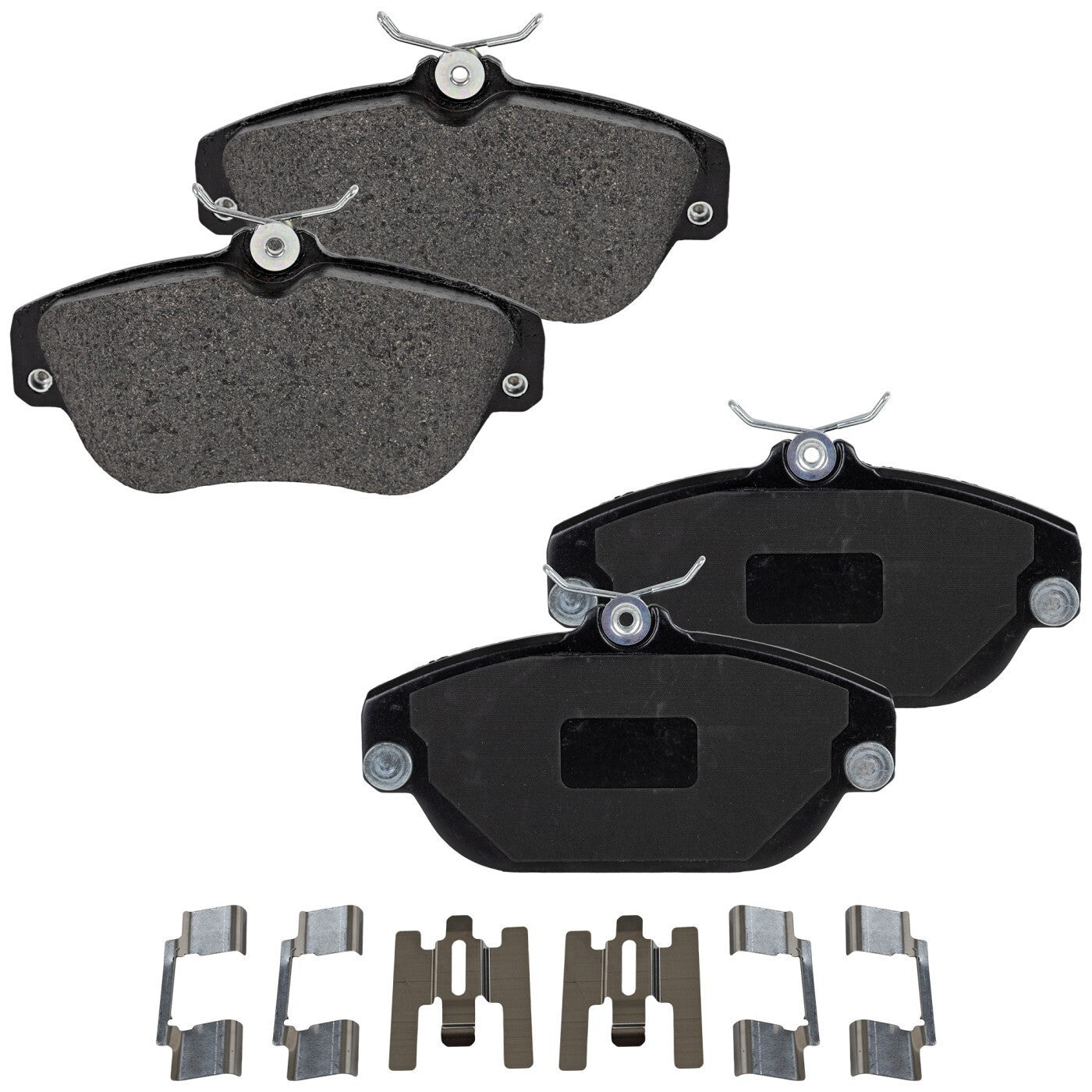 Front and Rear Semi-Metallic Brake Pad Set For 1992-1997 Volvo 960 Sedan IRS