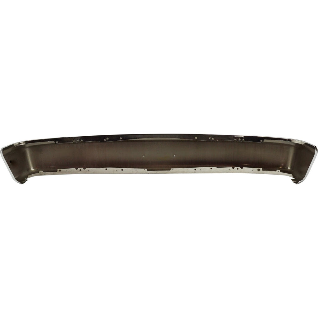 Front Bumper For 1992-1996 Ford F-150 F-250 Bronco Chrome Steel Standard Type