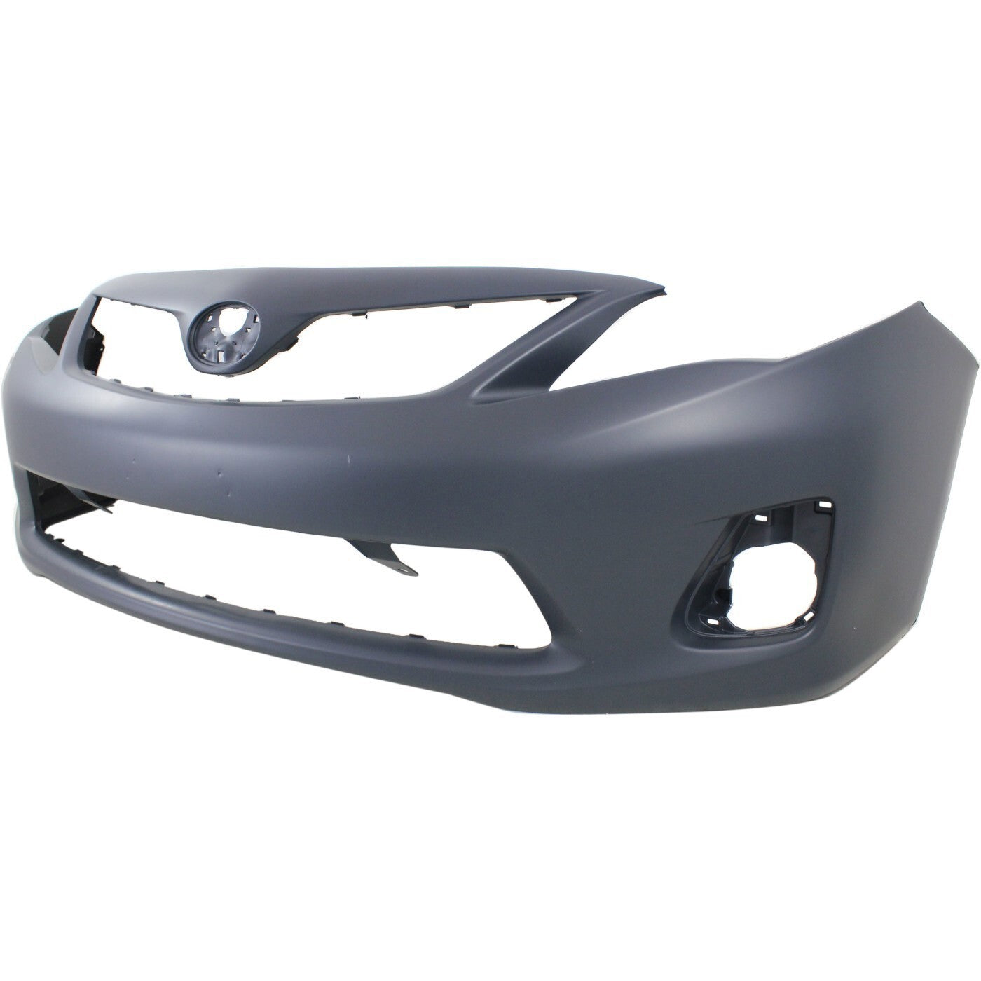 Front Bumper Cover Kit with Bumper Grille For 11-13 Toyota Corolla Base CE LE