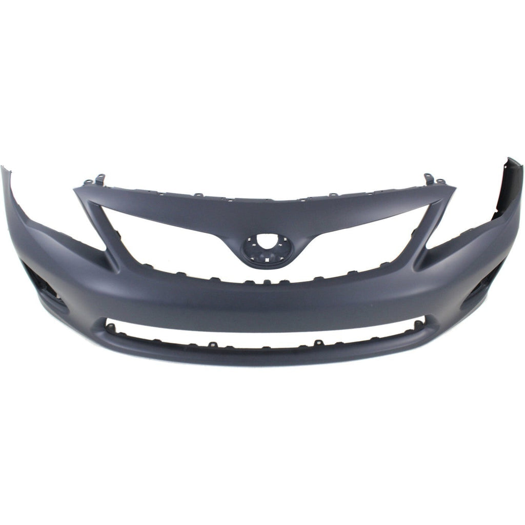 Front Bumper Cover Kit with Bumper Grille For 11-13 Toyota Corolla Base CE LE
