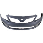 Front Bumper Cover Kit with Bumper Grille For 11-13 Toyota Corolla Base CE LE