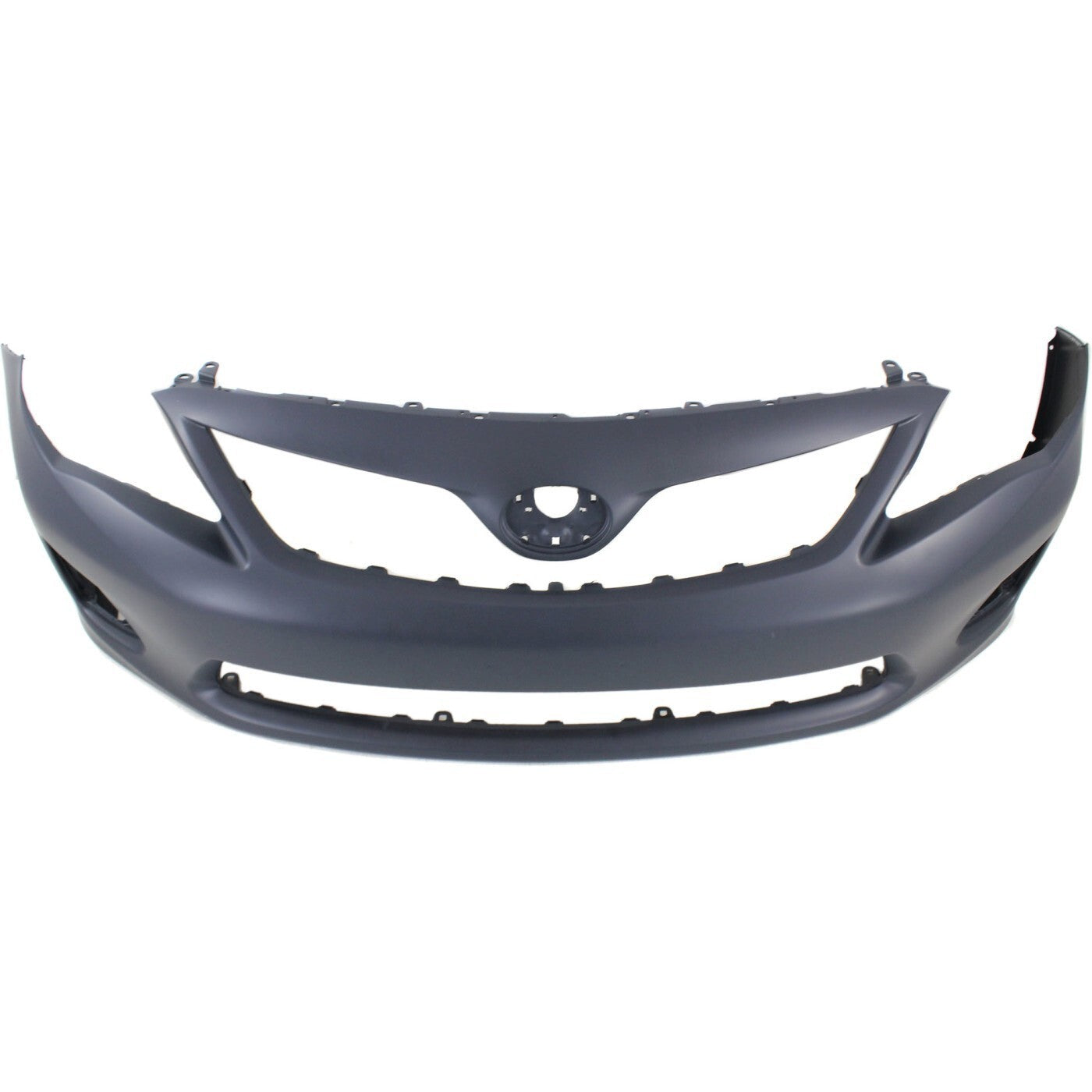 Front Bumper Cover Kit with Bumper Grille For 11-13 Toyota Corolla Base CE LE