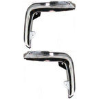 Grille Extension For 93-94 Ford Ranger Set of 2 Left & Right Side Chrome Plastic
