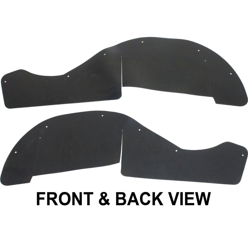 Splash Shield For 94-2004 Chevrolet S10 95-2005 Blazer Front LH & RH Set of 2