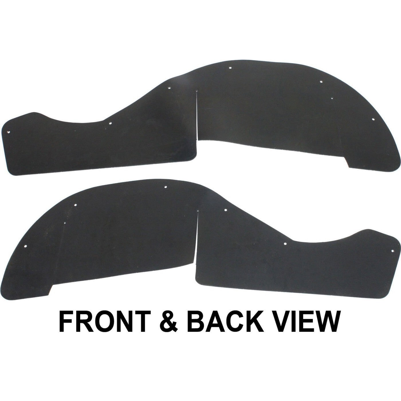 Splash Shield For 94-2004 Chevrolet S10 95-2005 Blazer Front LH & RH Set of 2