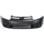 Front Bumper Cover Kit For 2006-2008 Honda Civic Primed 2-Door Coupe with Fender