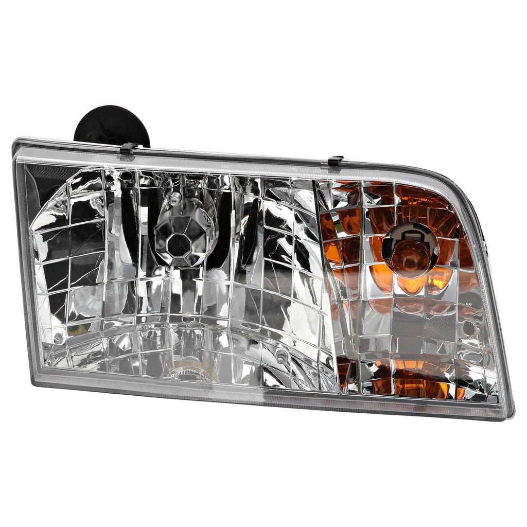 Left & Right Side Headlights For Ford Crown Victoria 1998-2011 Halogen w/ Bulb/s