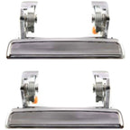 Exterior Door Handle For 1975-1979 Ford F-150 Left and Right Side Chrome
