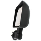 Mirror For 2007-2010 Jeep Wrangler (JK) Right Manual Folding Textured Black
