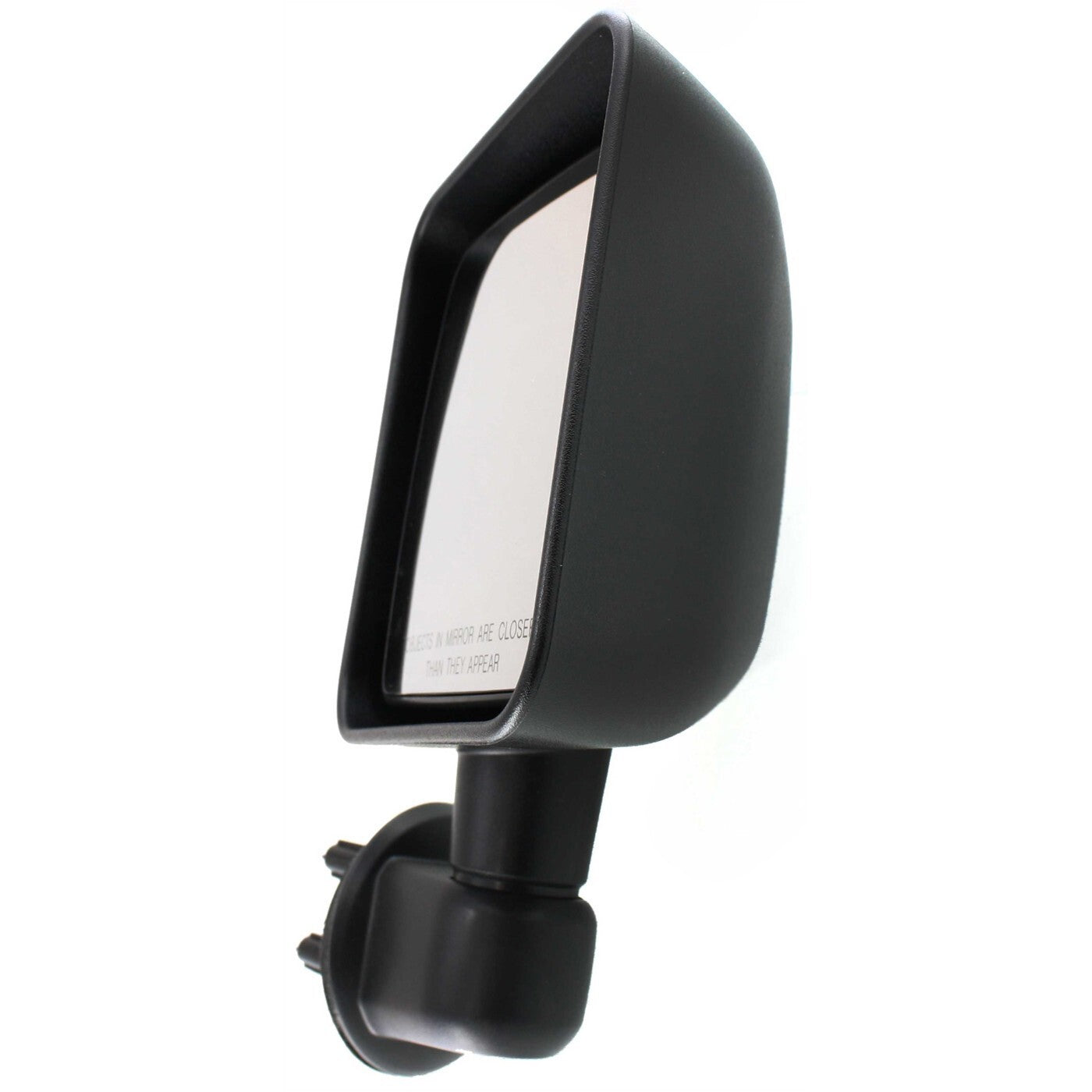Mirror For 2007-2010 Jeep Wrangler (JK) Right Manual Folding Textured Black