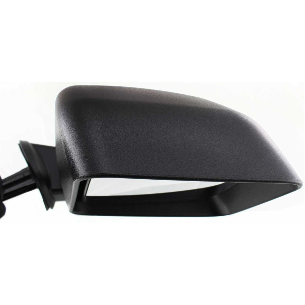 Mirror For 2007-2010 Jeep Wrangler (JK) Right Manual Folding Textured Black