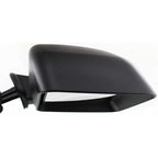 Mirror For 2007-2010 Jeep Wrangler (JK) Right Manual Folding Textured Black