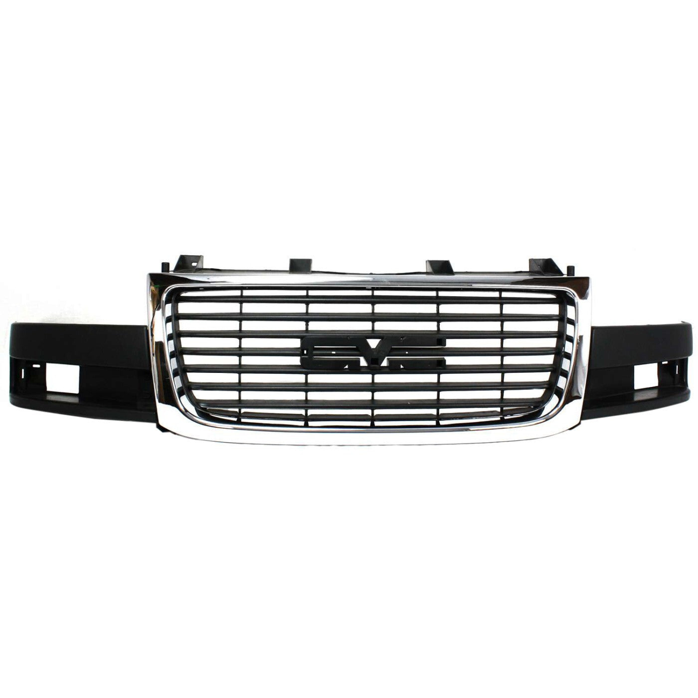 Grille 03-15 For GMC Savana 2500/3500 Chrome Shell w/ Black Insert Composite HL