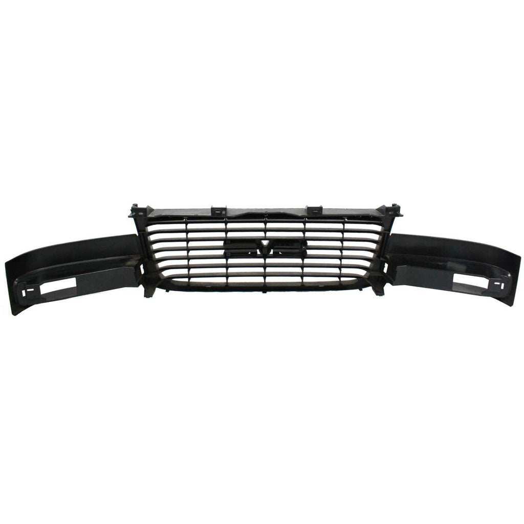 Grille 03-15 For GMC Savana 2500/3500 Chrome Shell w/ Black Insert Composite HL