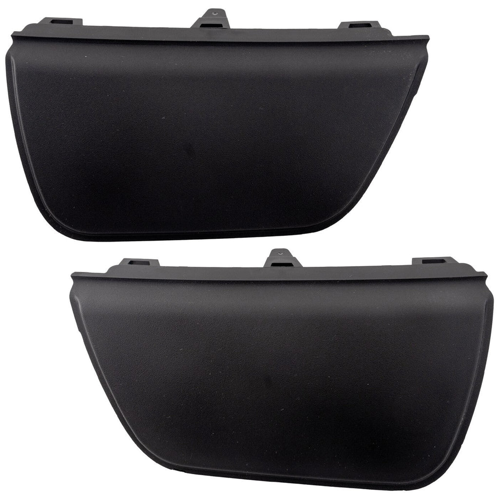 Pair Tow Eye Covers Fog light Lower bumper grill Set of 2 for F150 Truck F-150