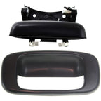 Black Tailgate Tail Gate Handle & Bezel Trim Kit for Chevy GMC Pickup Truck