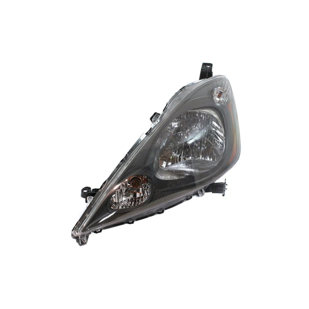 Left & Right Side Headlights For Honda Fit 2009-2014 Halogen w/ Bulbs Base DX LX