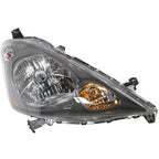 Left & Right Side Headlights For Honda Fit 2009-2014 Halogen w/ Bulbs Base DX LX