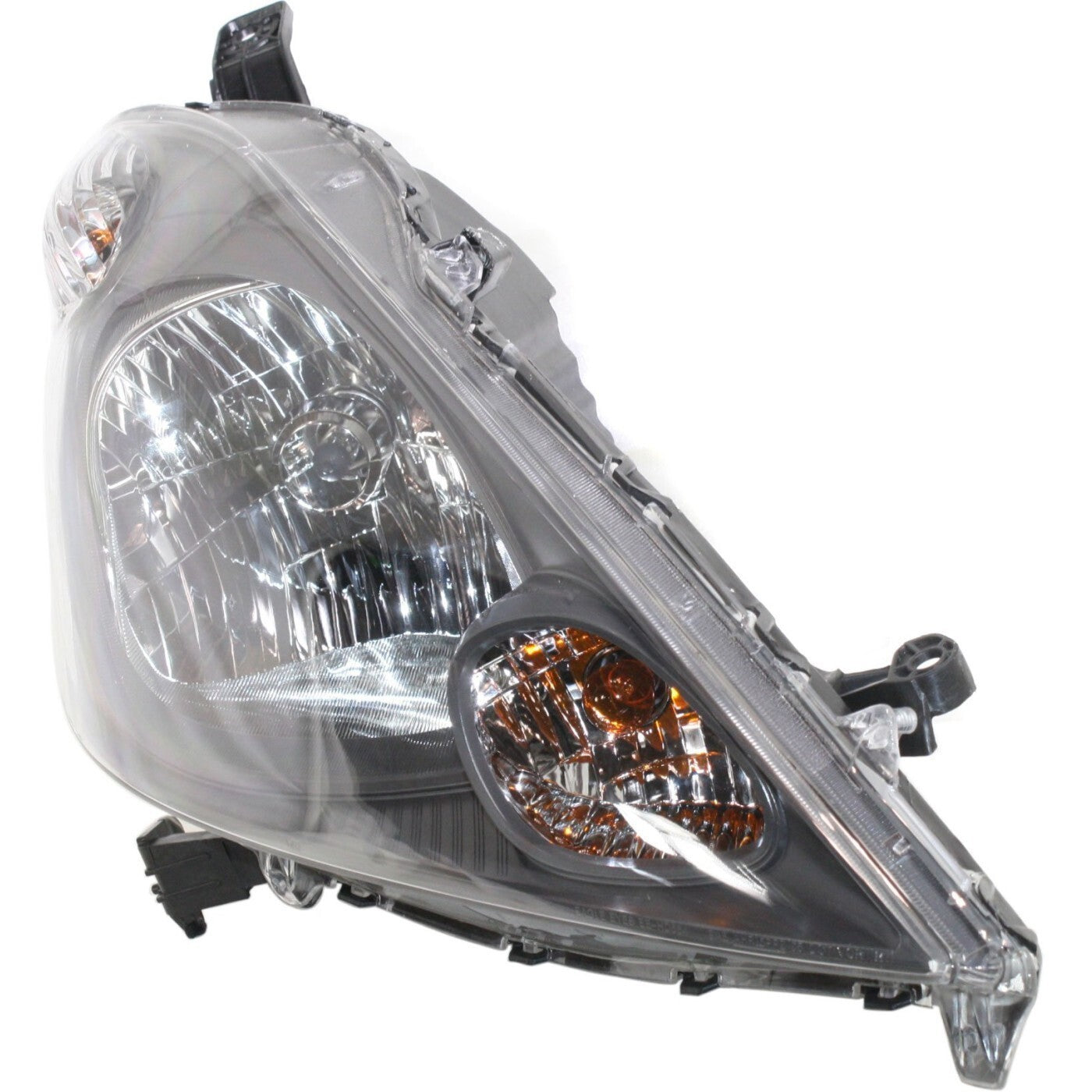 Left & Right Side Headlights For Honda Fit 2009-2014 Halogen w/ Bulbs Base DX LX