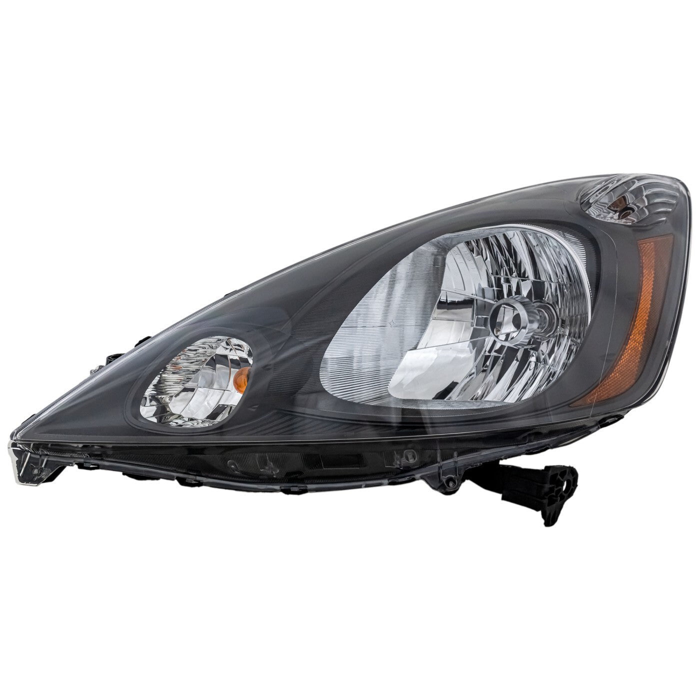 Left & Right Side Headlights For Honda Fit 2009-2014 Halogen w/ Bulbs Base DX LX