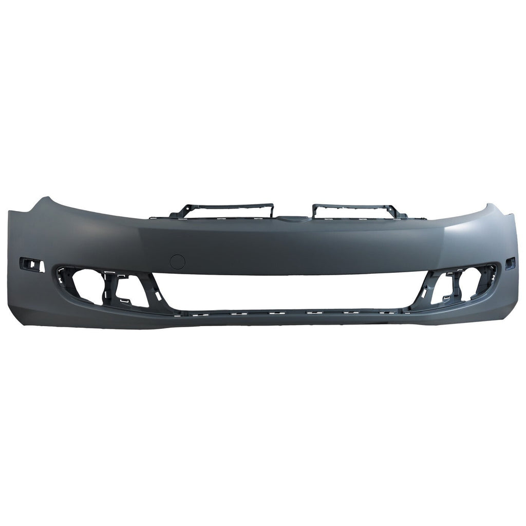 Front Bumper Cover For 2010-2014 Golf Jetta Wagon Primed With Fog Light Holes